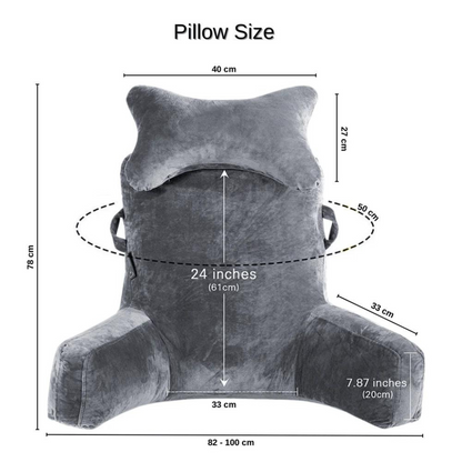 Back Rest Reading Pillow Sizes