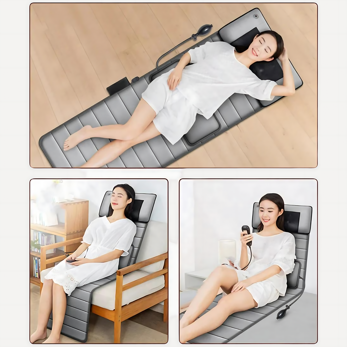 Full Body Shiatsu Massage Mat with Heat