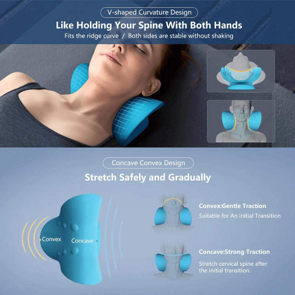 Neck & Shoulder Stretcher Cervical Pillow