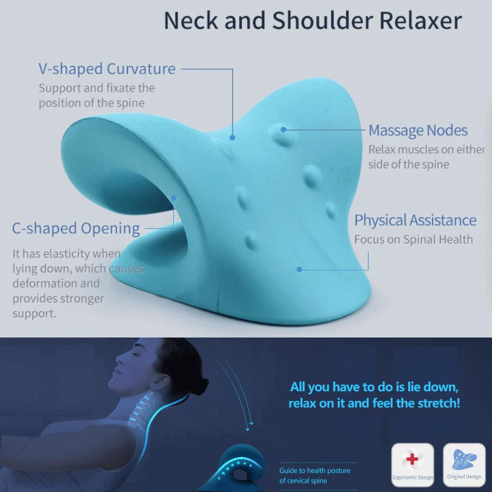 Neck & Shoulder Stretcher Cervical Pillow