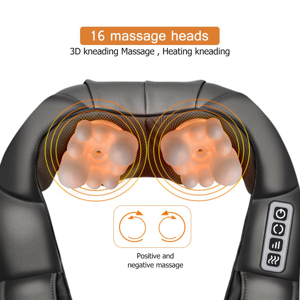 U Shape Electrical Shiatsu Neck and Shoulder Massager