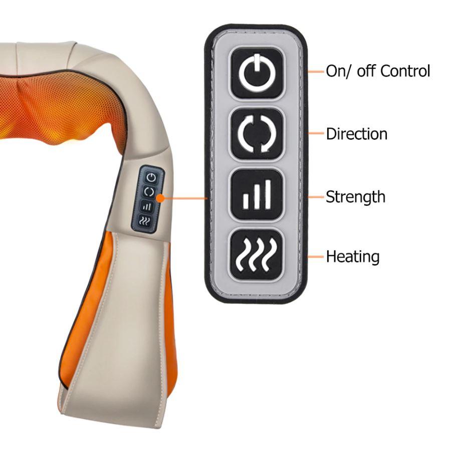 U Shape Electrical Shiatsu Neck and Shoulder Massager